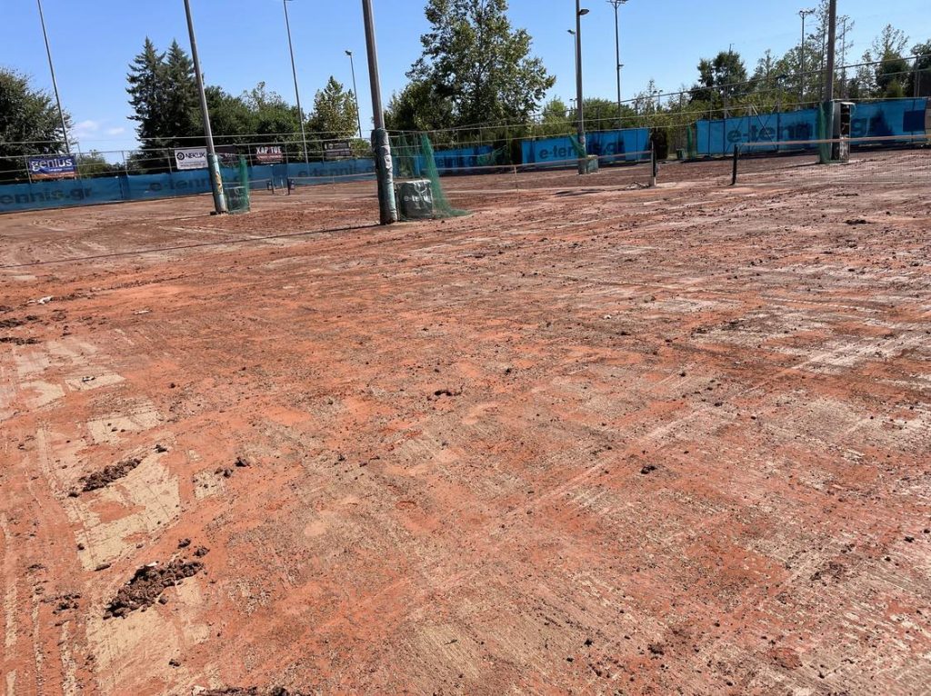 Καταστροφικές πλημμύρες του Tennislife Club και του Α.Σ. Αντισφαίριση και Ζωή στη Λάρισα Σεπτέμβριος 2023